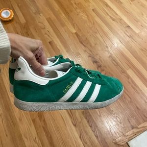 Adidas Gazelle 85 Originals men’s size 9 1/2, green/ cloud white